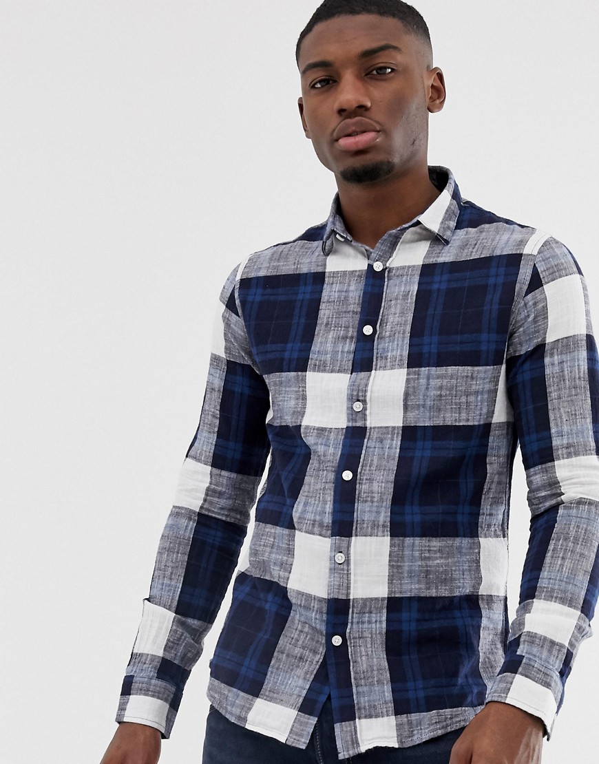Only & Sons flannel checked shirt