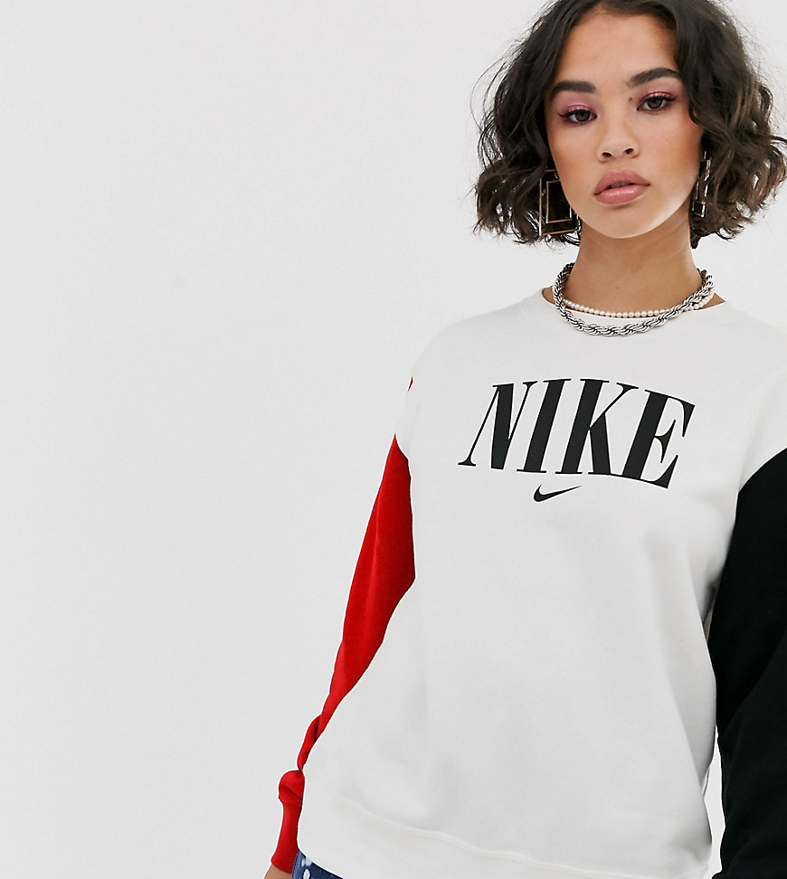 Nike Colourblock Oversized Logo Sweatshirt