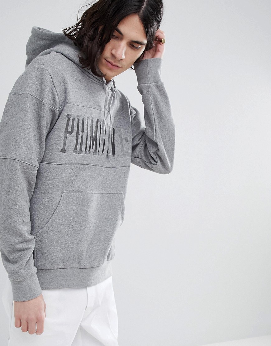 PRIMITIVE LEAGUE PANELED HOODIE IN GRAY - GRAY,PA118202