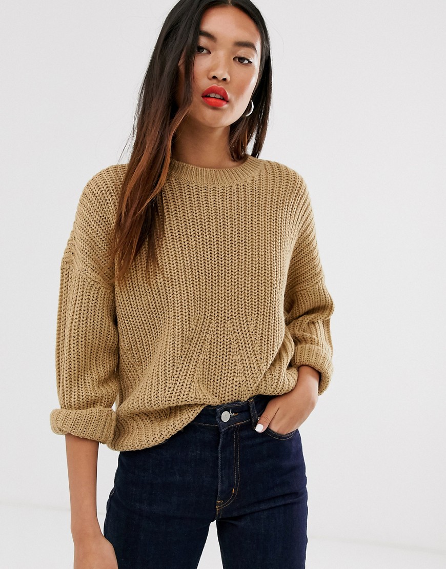Only rib knitted jumper