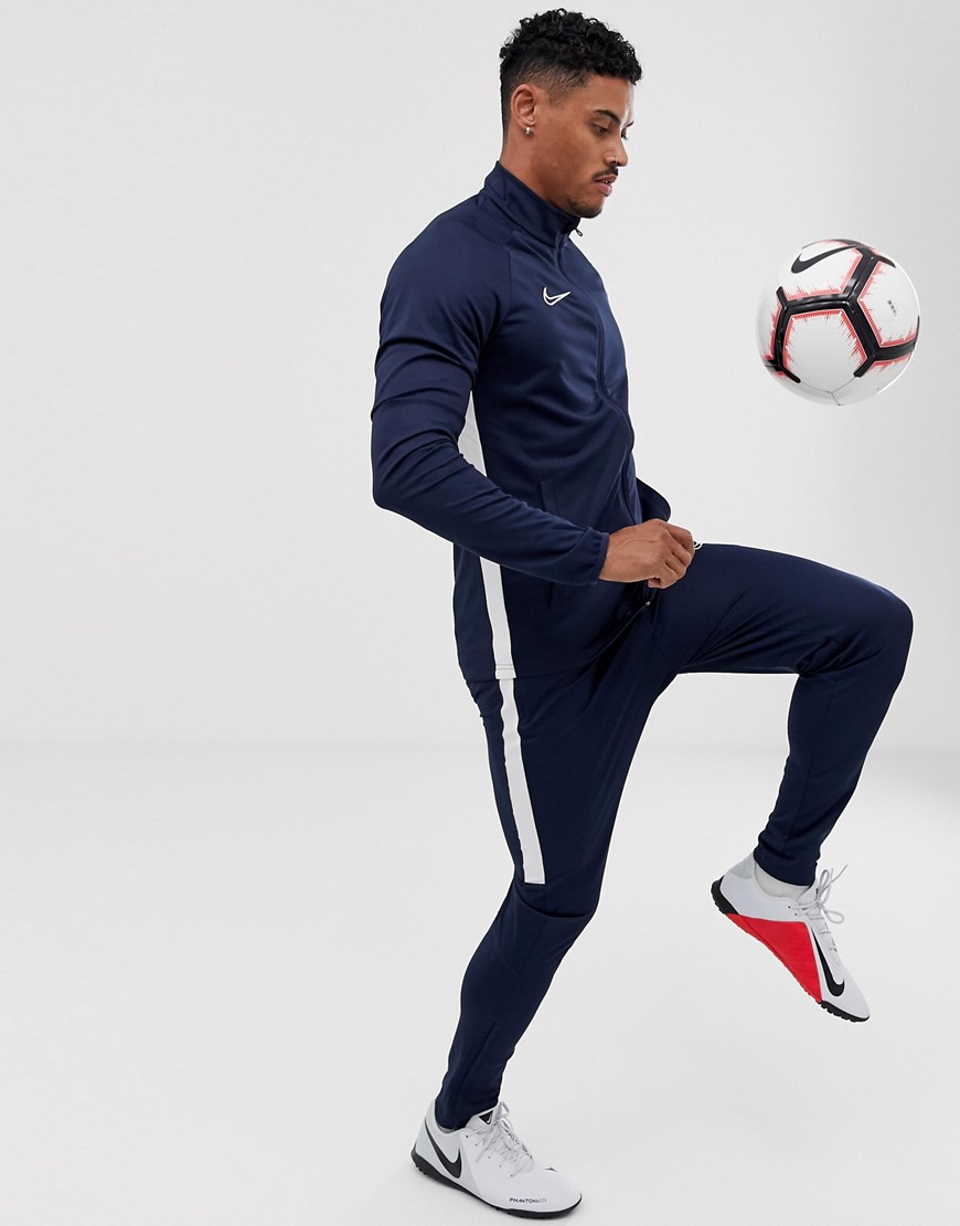 Nike Football academy tracksuit in navy