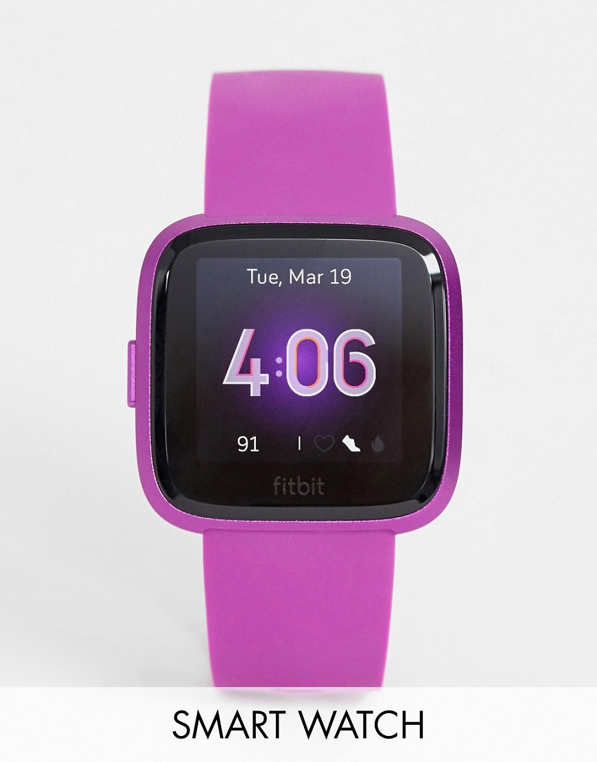 Fitbit Versa Lite smart watch in pink