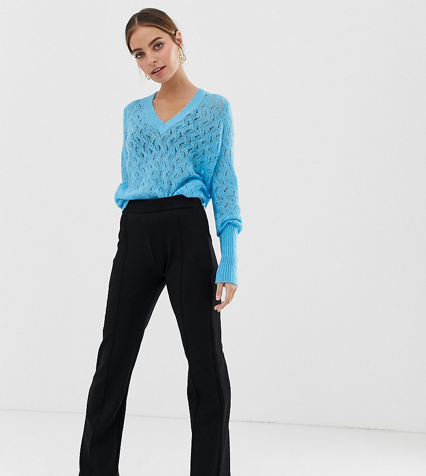 Y.A.S Petite flared trouser with seam detail
