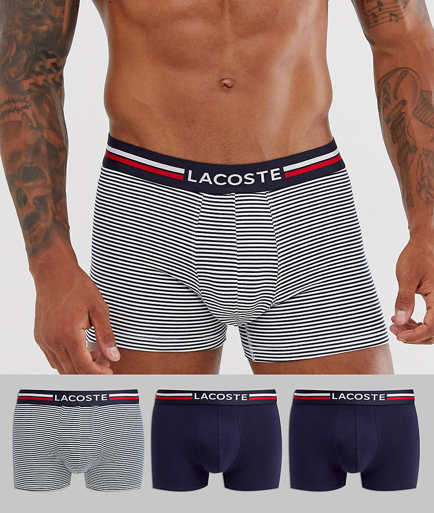 Lacoste 3 pack Colours French Flag trunks