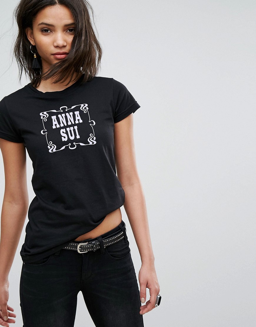 Anna Sui Signature T-Shirt - Black