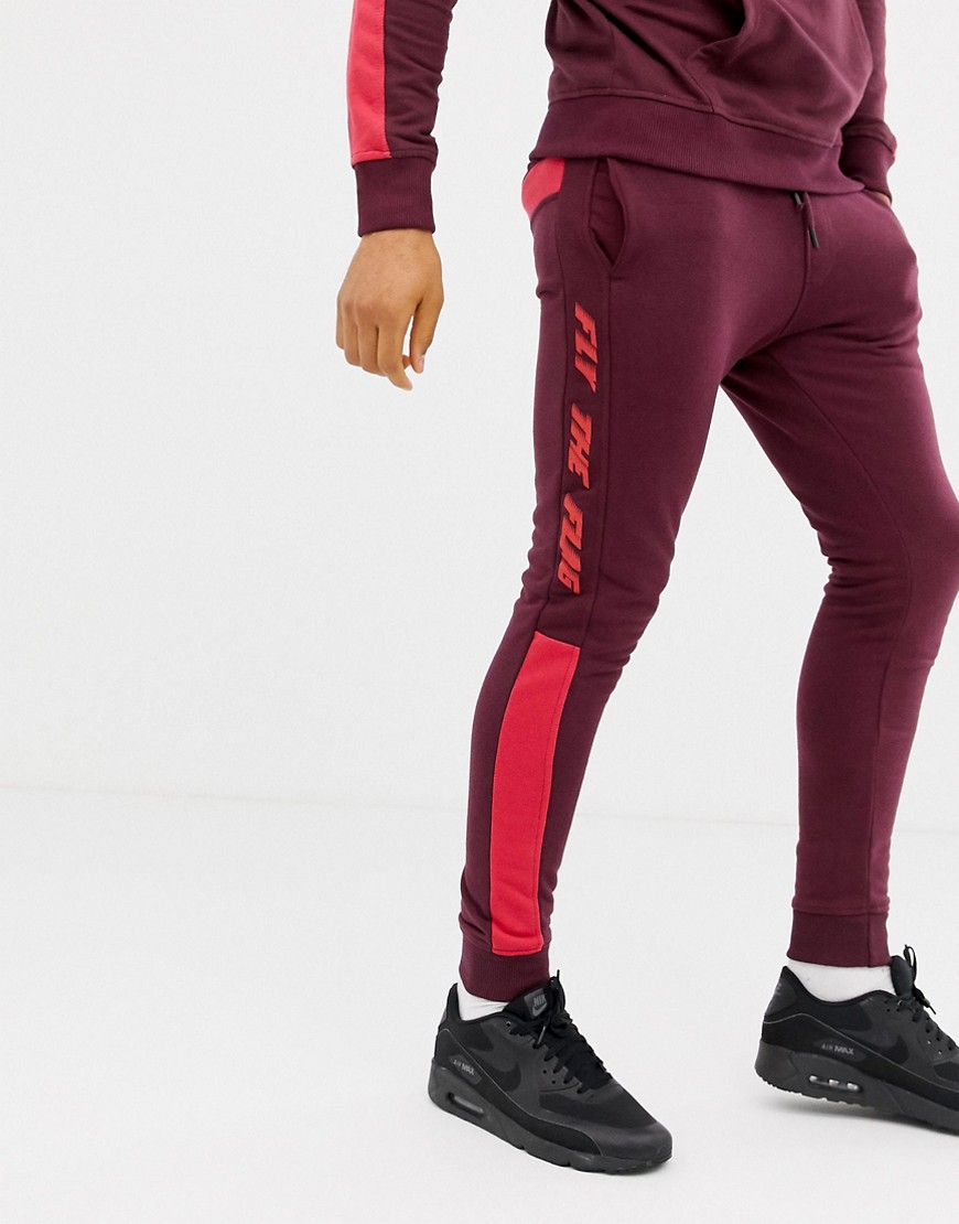 Blend fly the flag sweatpants co-ord