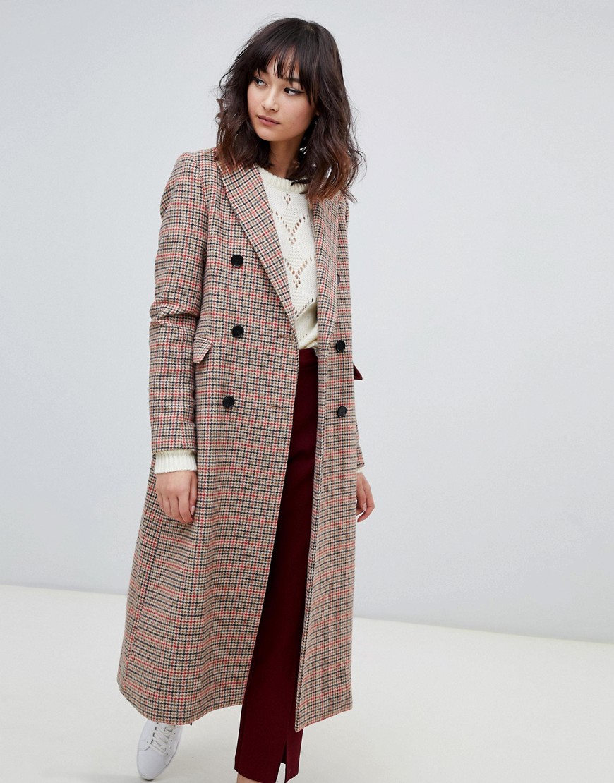 2NDDAY check tailored coat