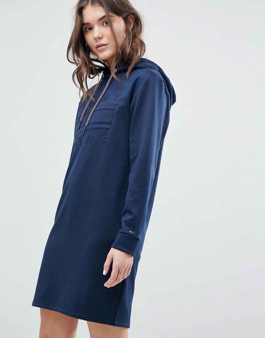 Tommy Jeans Hoodie Dress - Navy