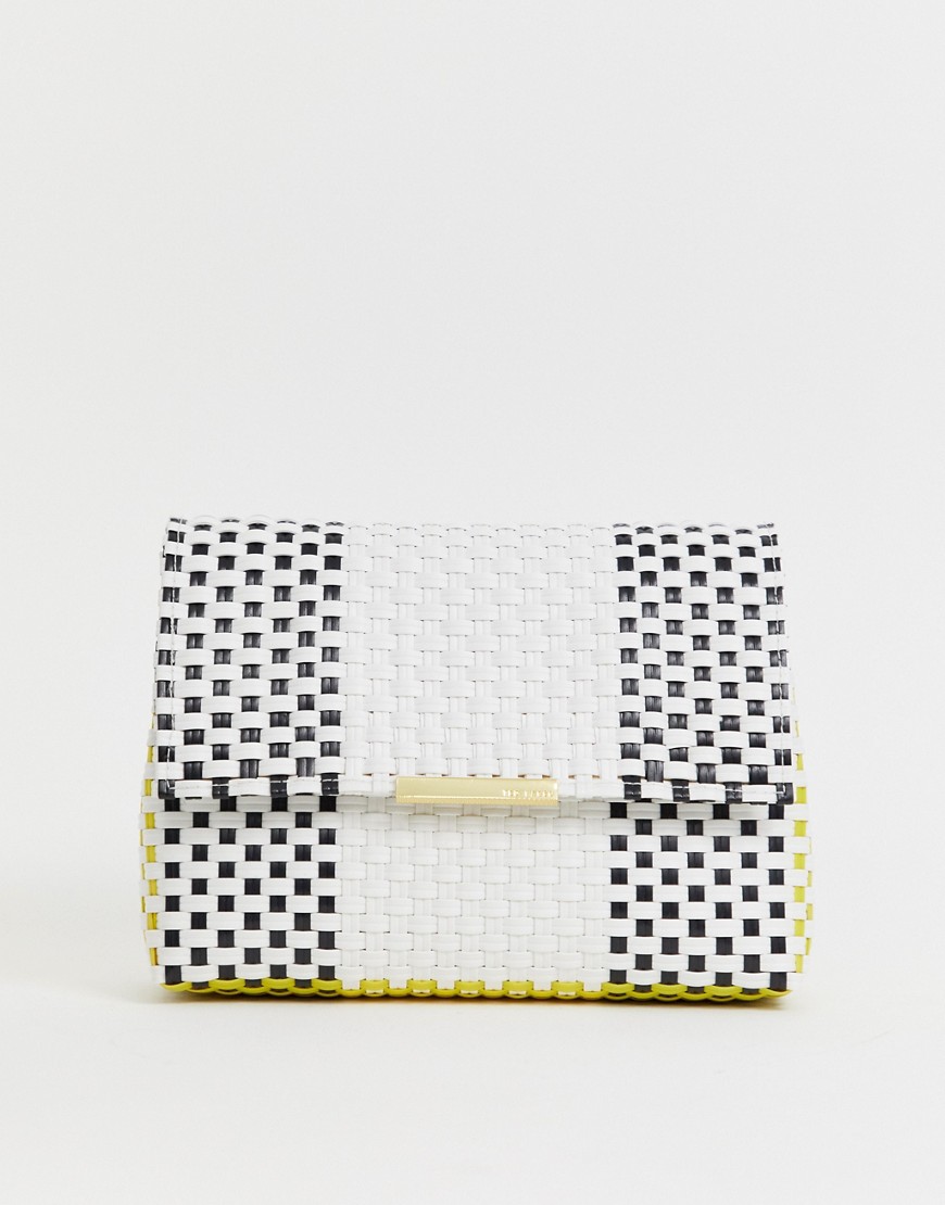 Ted Baker Madiee woven clutch bag
