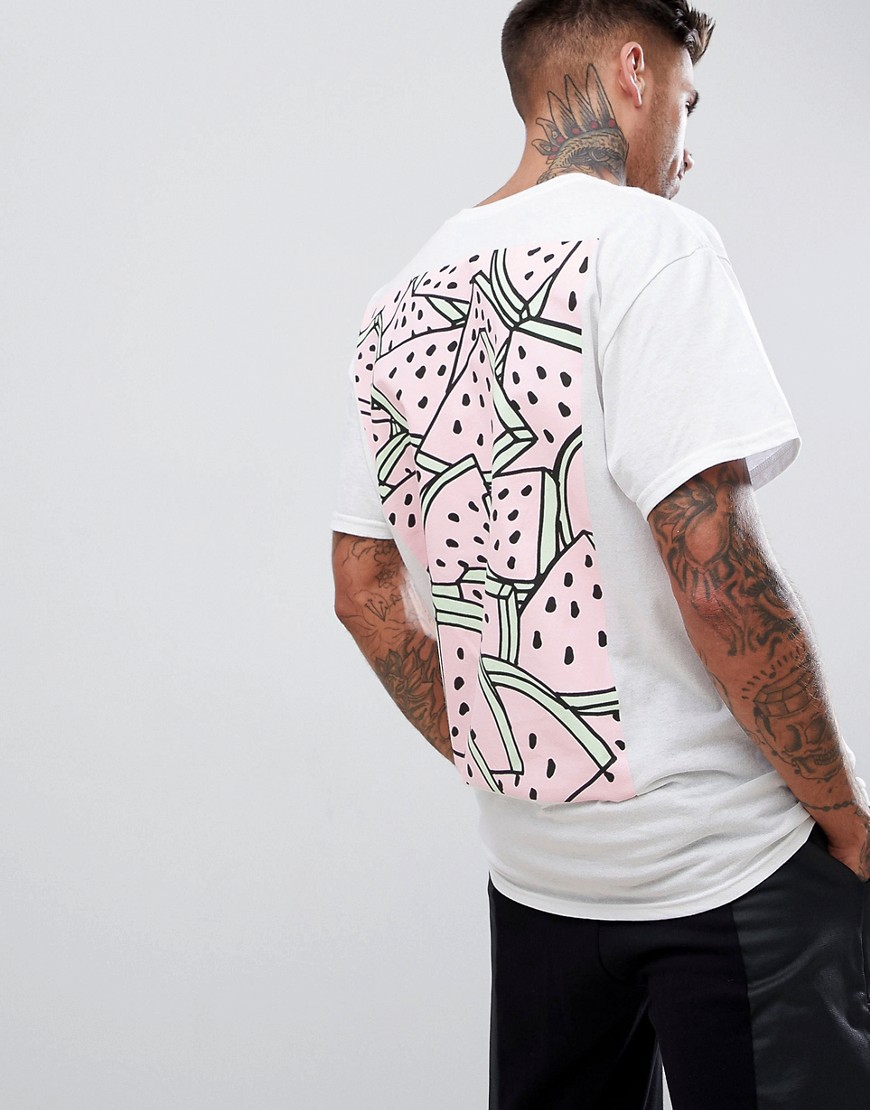 New Love Club Multi Melon Back Print T-Shirt