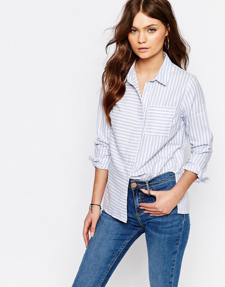 New Look | New Look Stripe Shirt at ASOS
