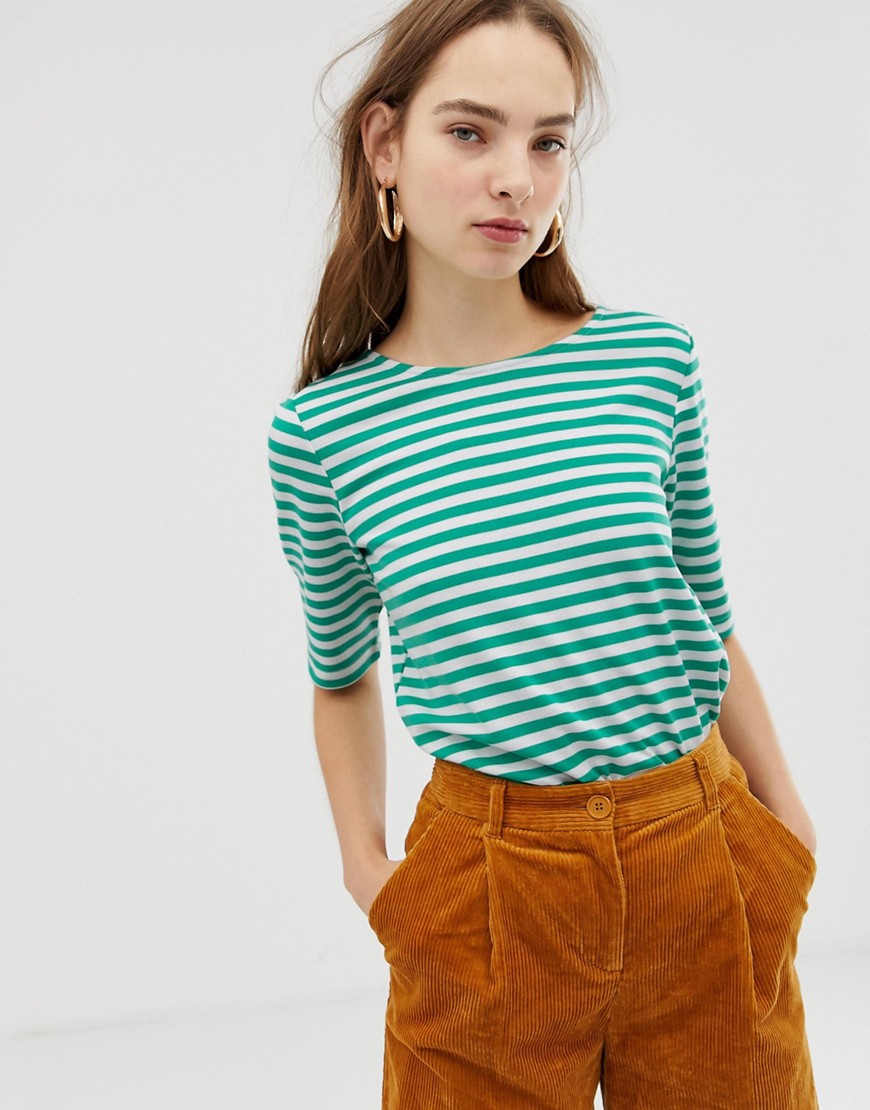 b.Young stripe boxy t-shirt