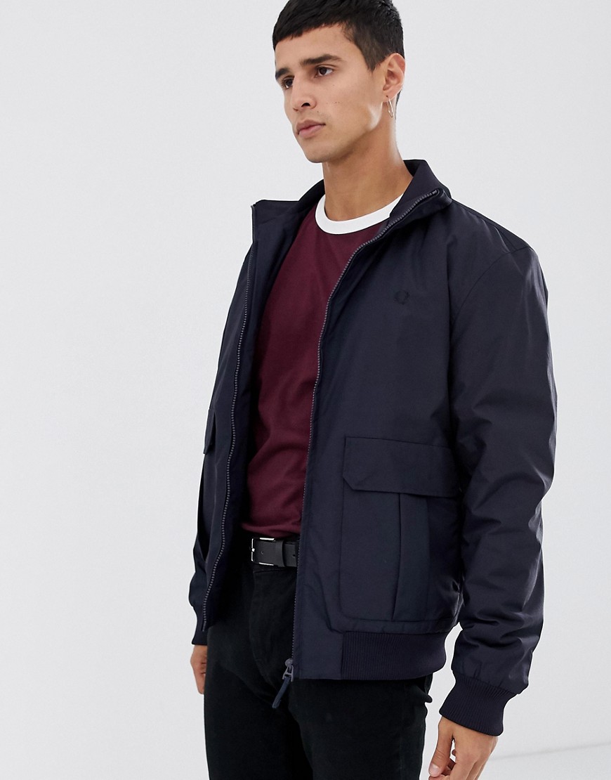 Fred Perry utility bomber in navy
