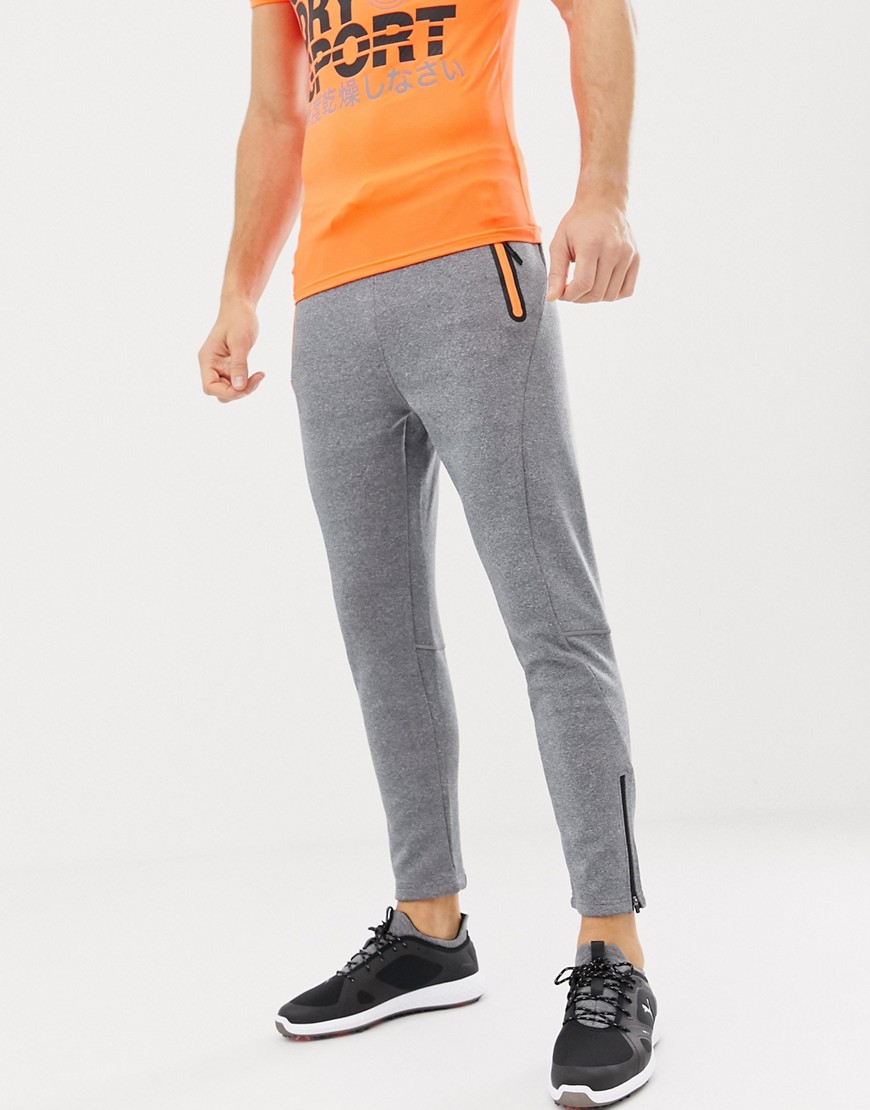 Superdry Sport sweat joggers in grey