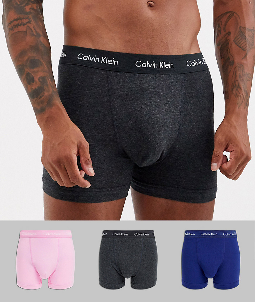 Calvin Klein Cotton Stretch 3 pack trunks