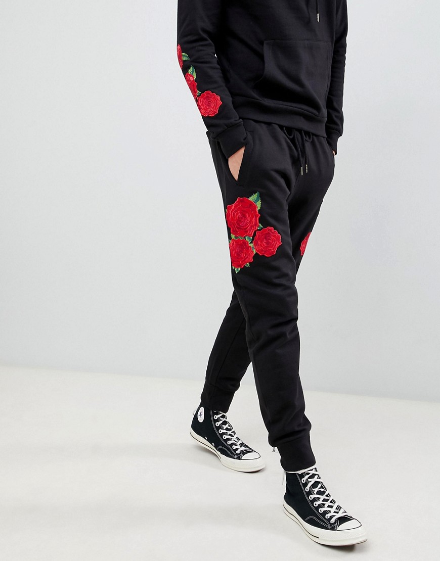 Joggers embroidered Johnny Was