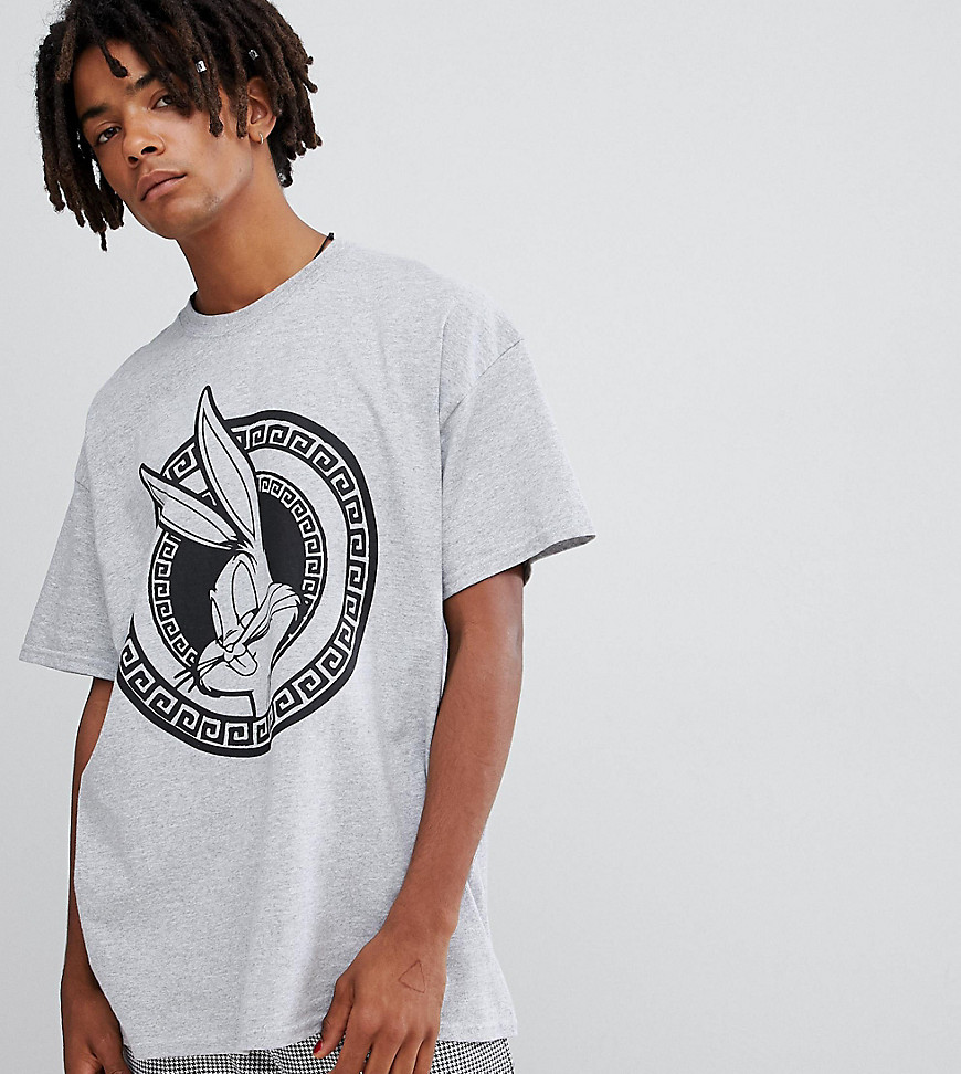 Reclaimed Vintage x Looney Tunes oversized t-shirt in grey - Grey