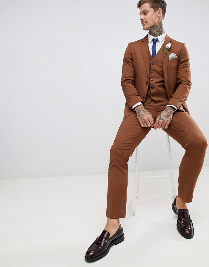 Harry Brown wedding slim fit super soft suit trousers