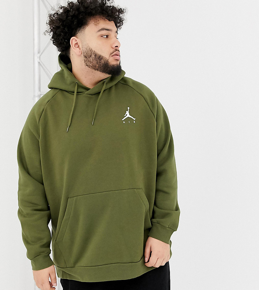 Nike Jordan Pullover Hoodie In Green