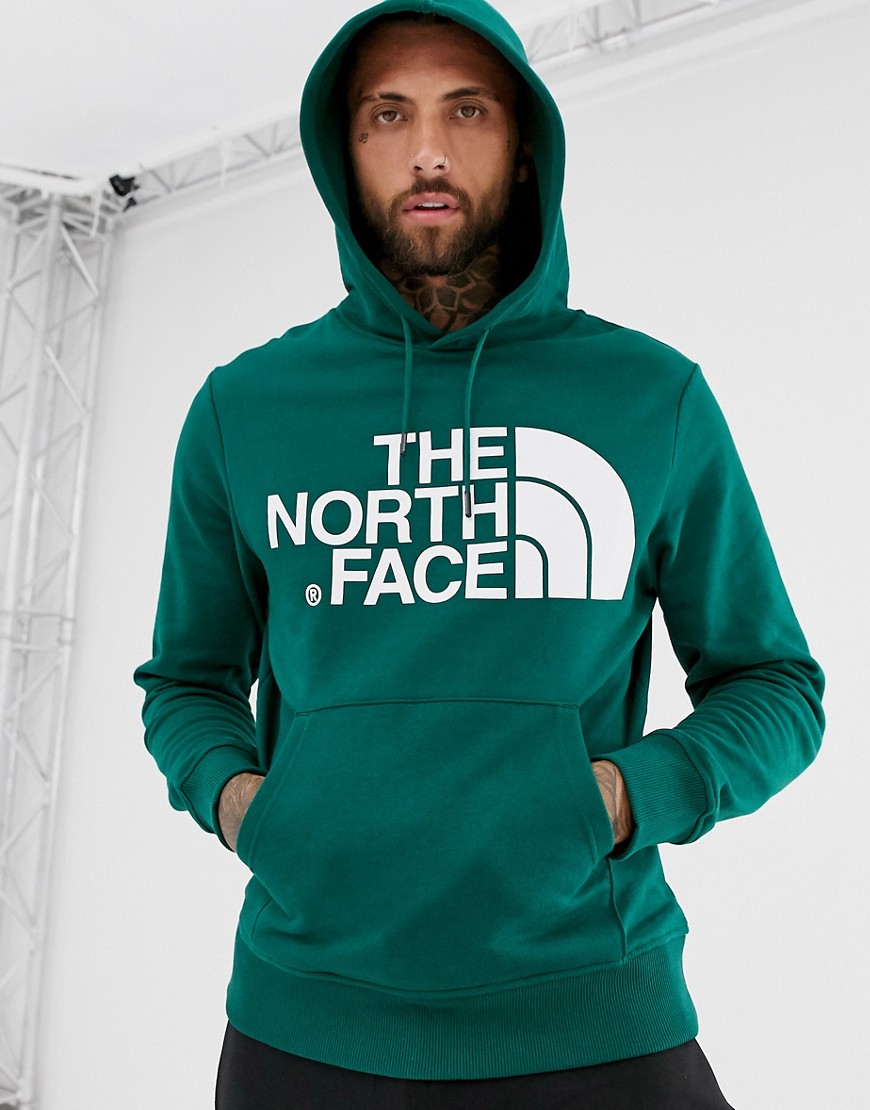 The North Face standard hoodie in night green