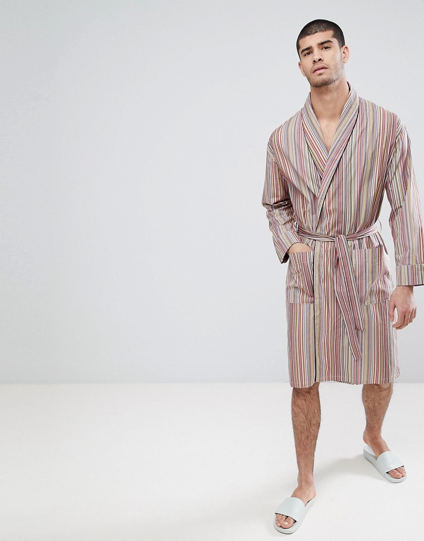 Paul Smith Stripe Dressing Gown - Multistripe