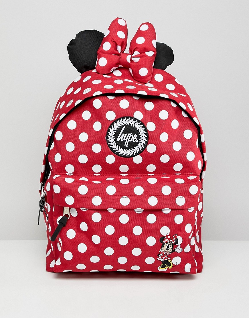 Hype Red Minnie Mouse Disney Backpack