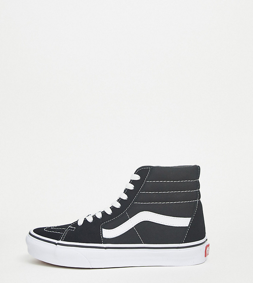 Vans Classic Sk8 Hi trainers in black and white