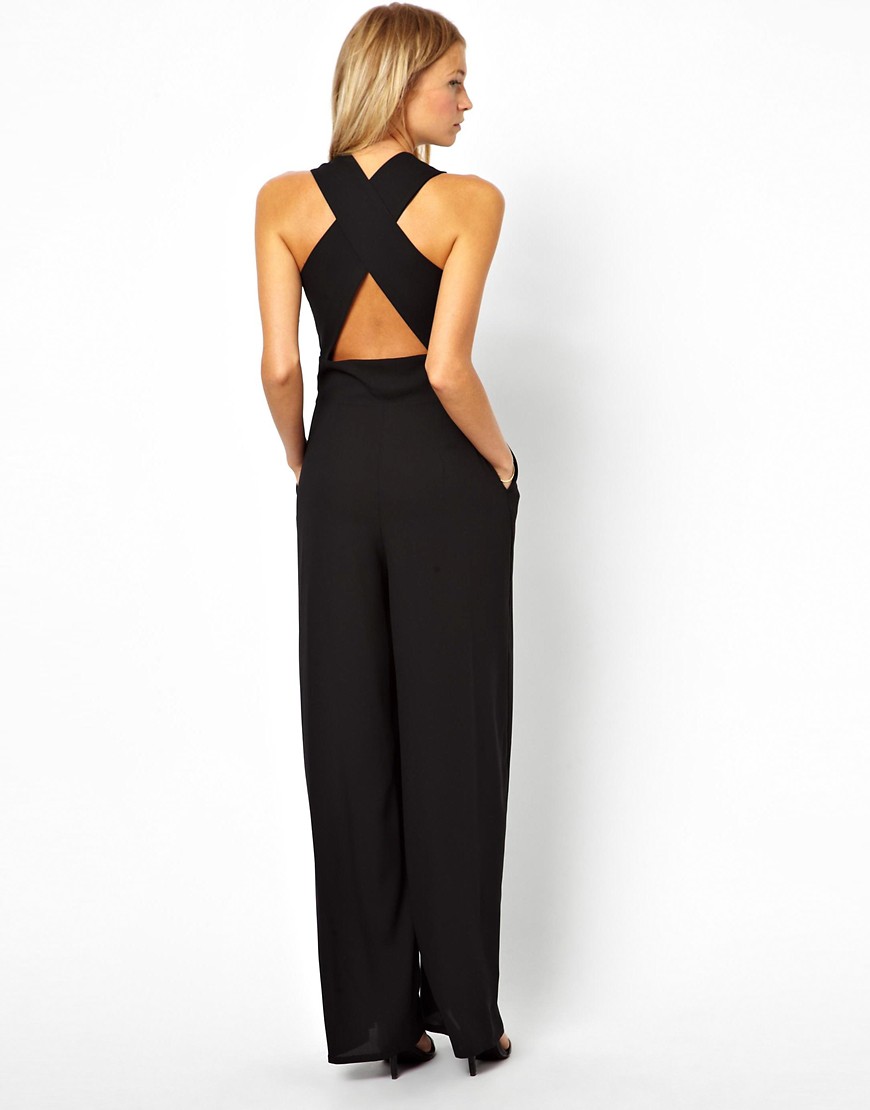 Love Jumpsuit With Cross Back