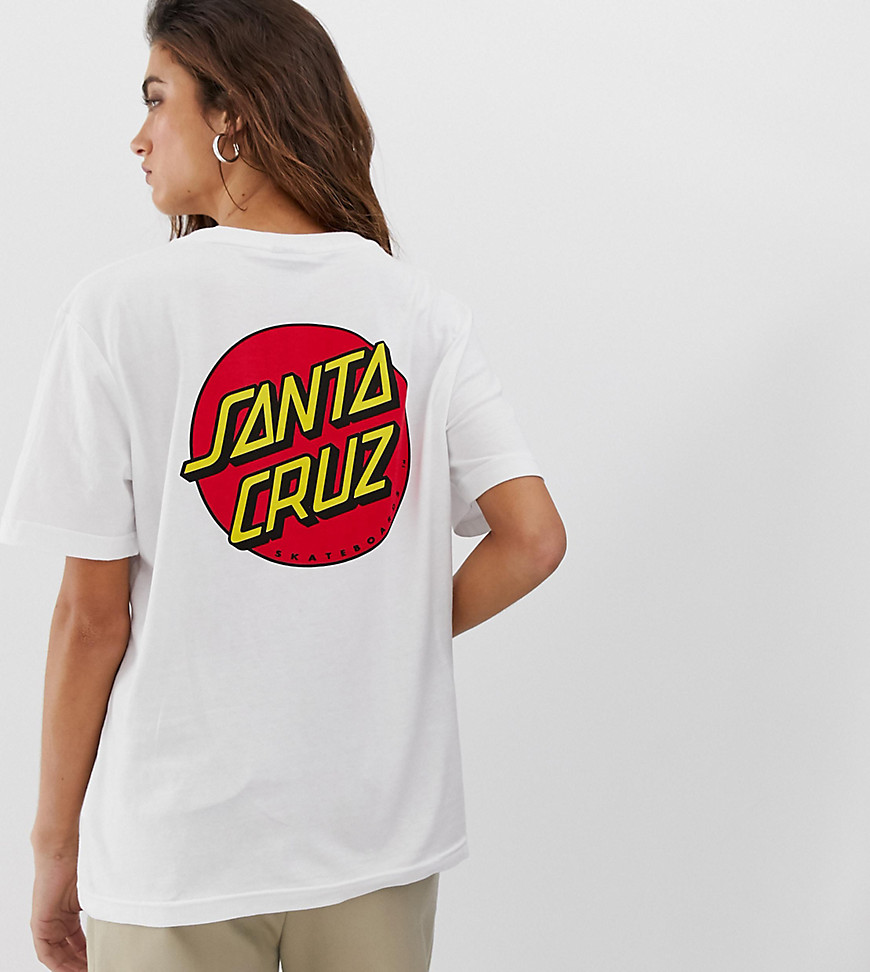 Santa Cruz Classic Dot t-shirt in white