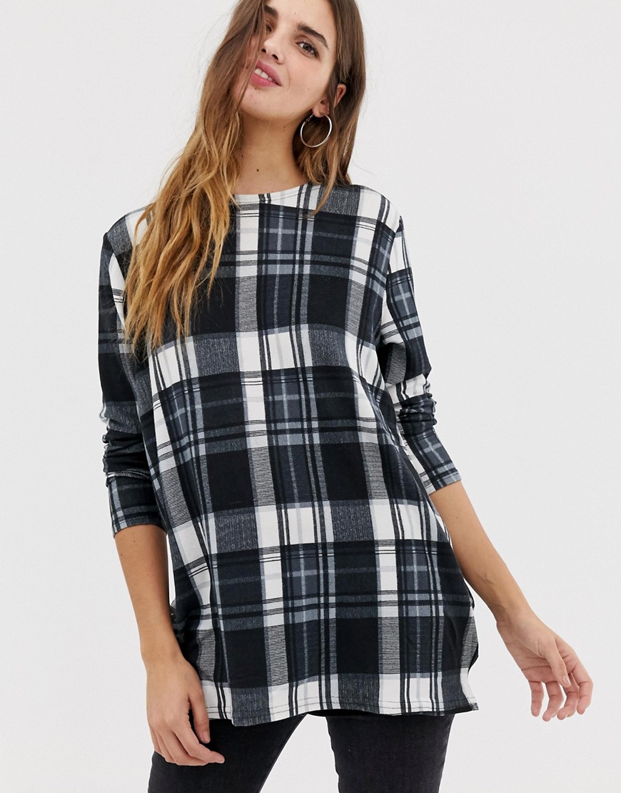 QED London check blouse