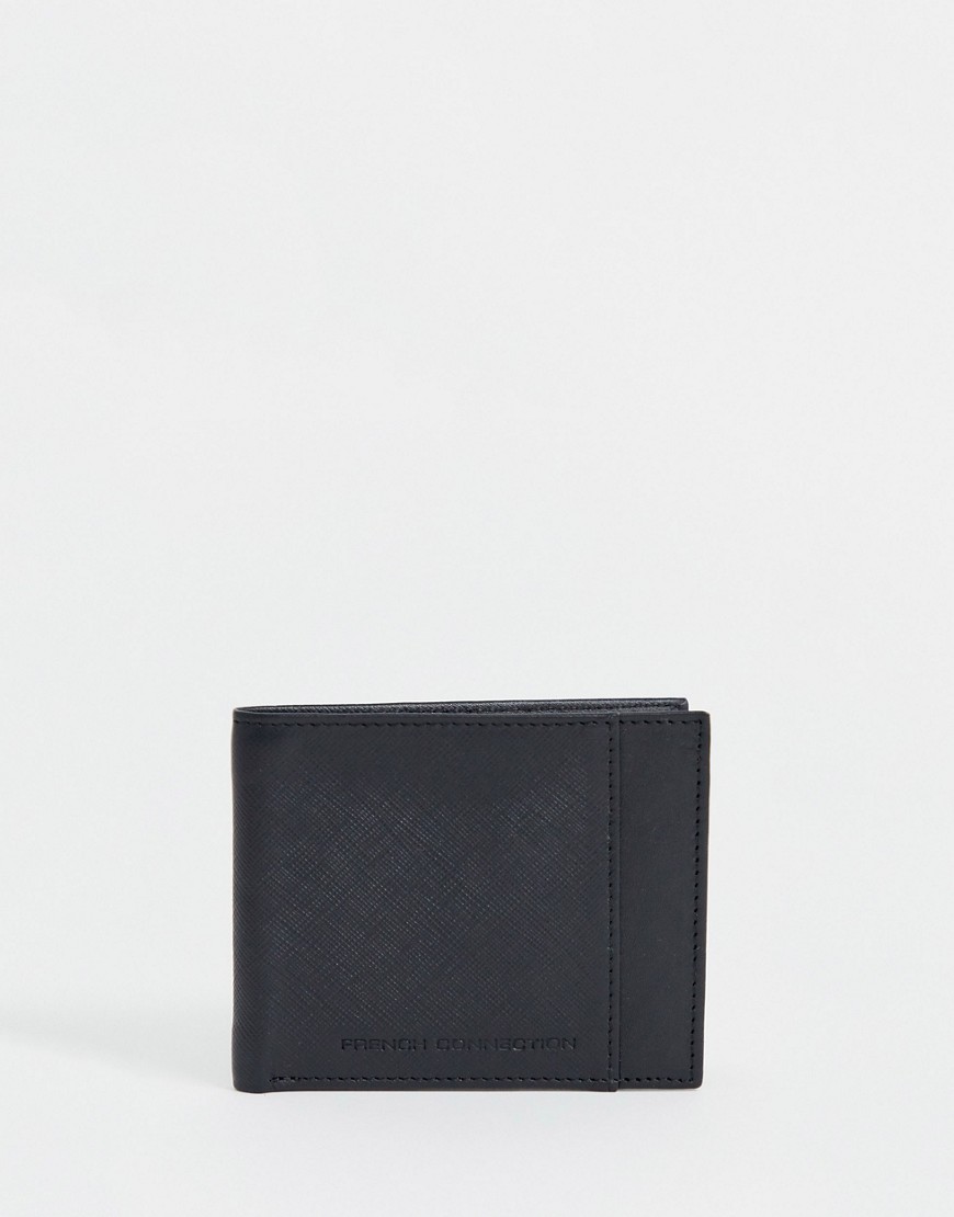 French Connection saffiano leather wallet