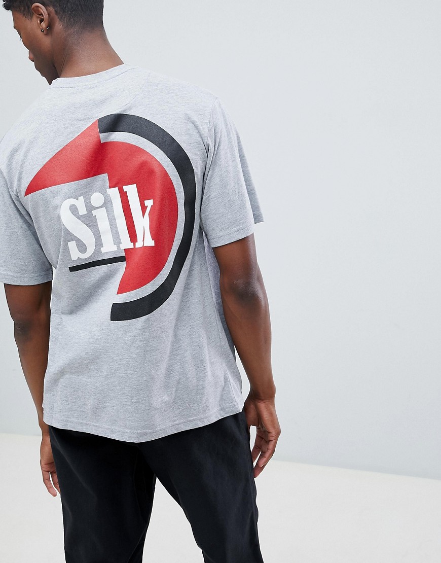 Systvm Oversized Silk Back Print T-Shirt