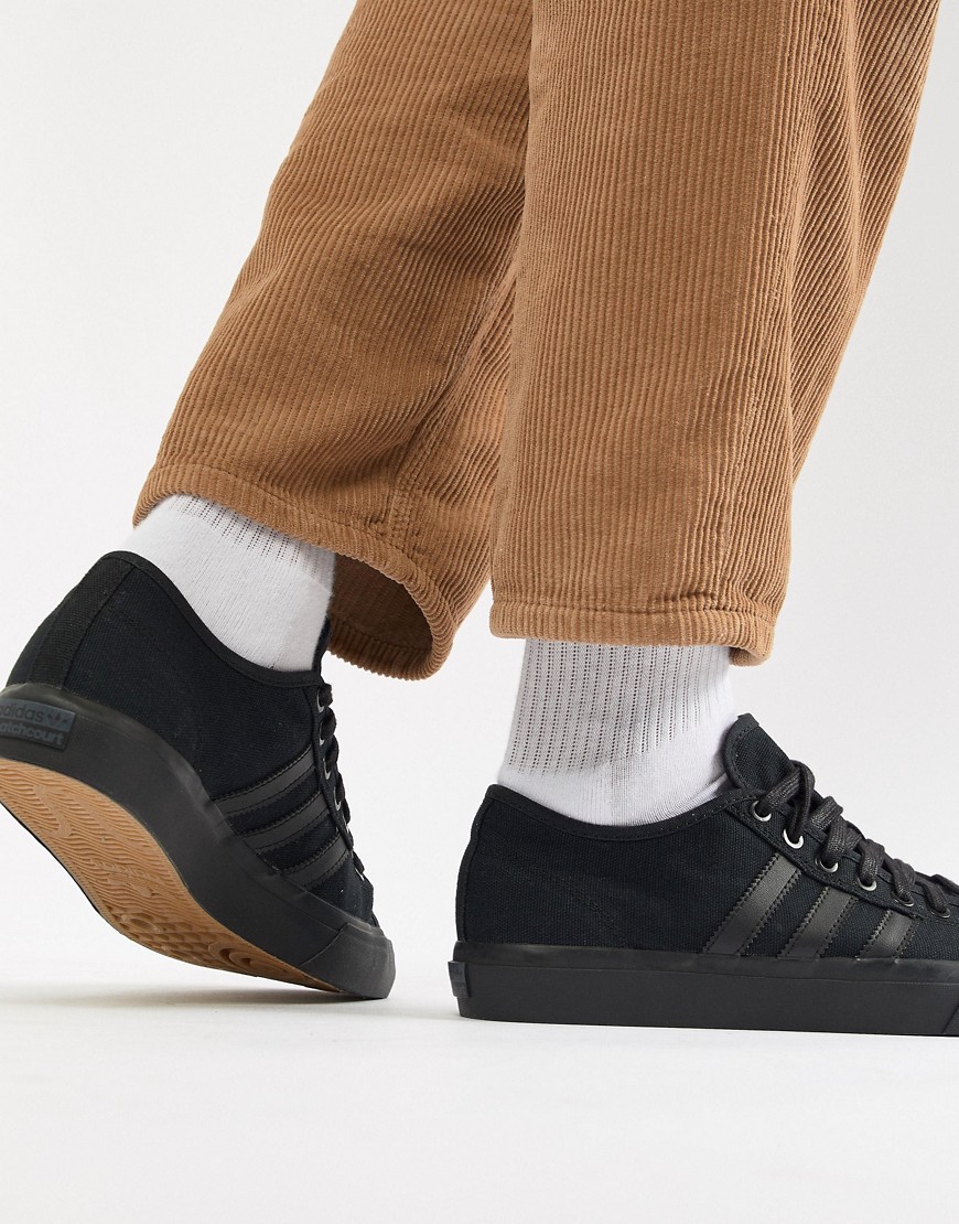 adidas Skateboarding Matchcourt RX Trainers In Black BY3536