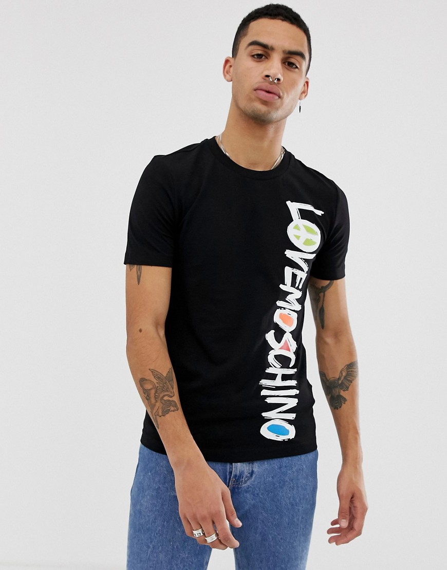 Love Moschino side print t-shirt