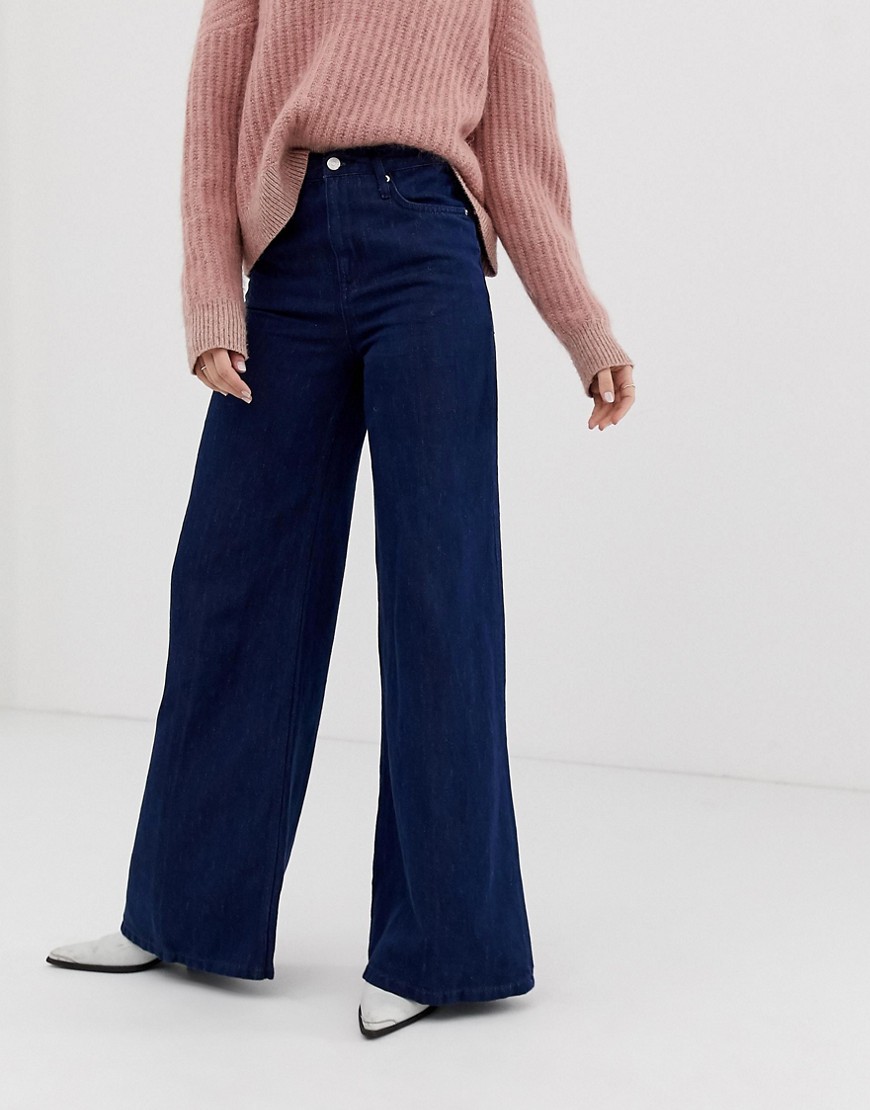 Free People super high rise wide leg jeans