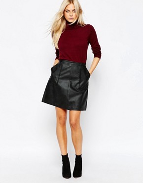 Leather Skirts | Women's leather & suede skirts | ASOS