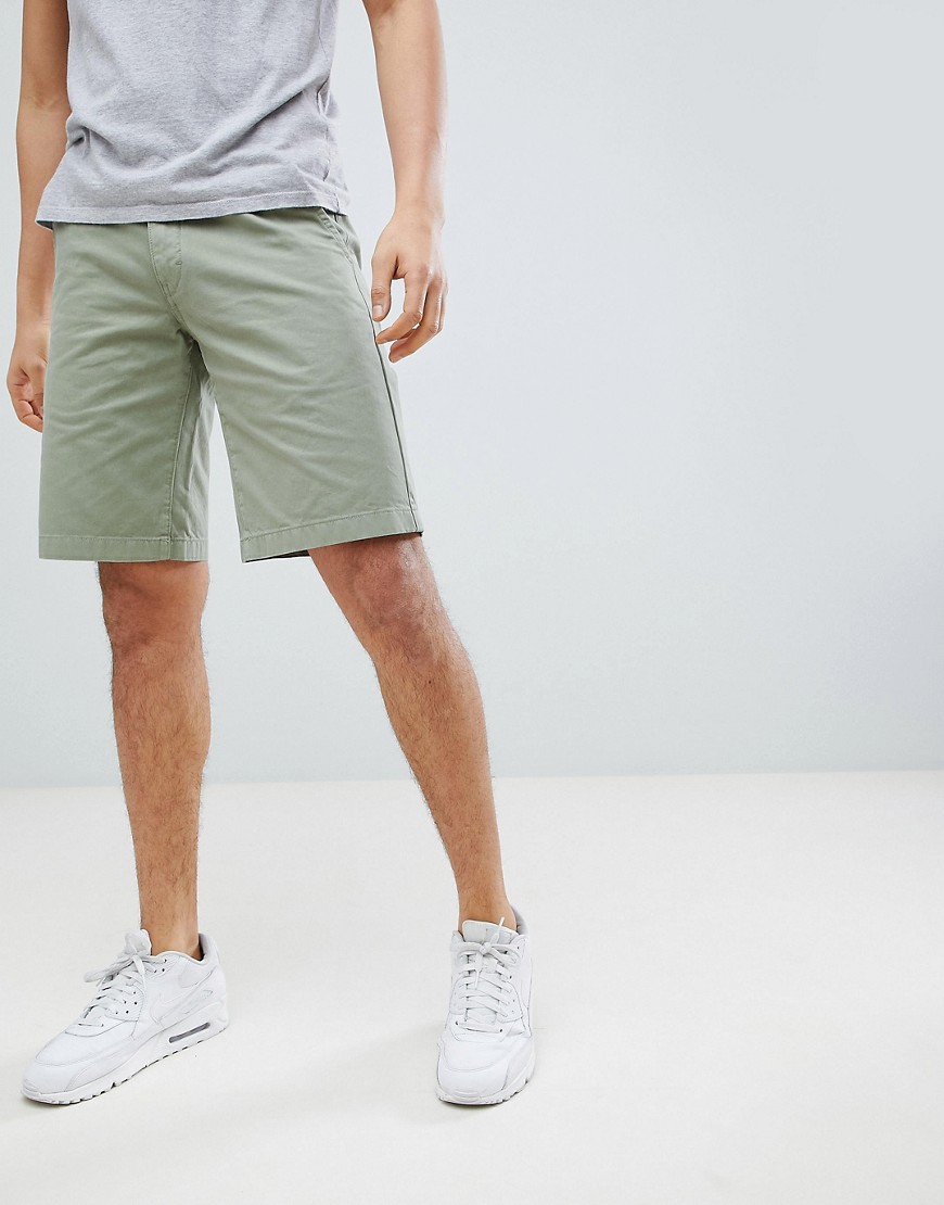 Barbour Neuston Twill Short in Olive