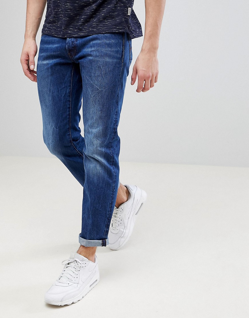 G-STAR 3301 STRAIGHT FIT JEANS - BLUE,51002-5689-071