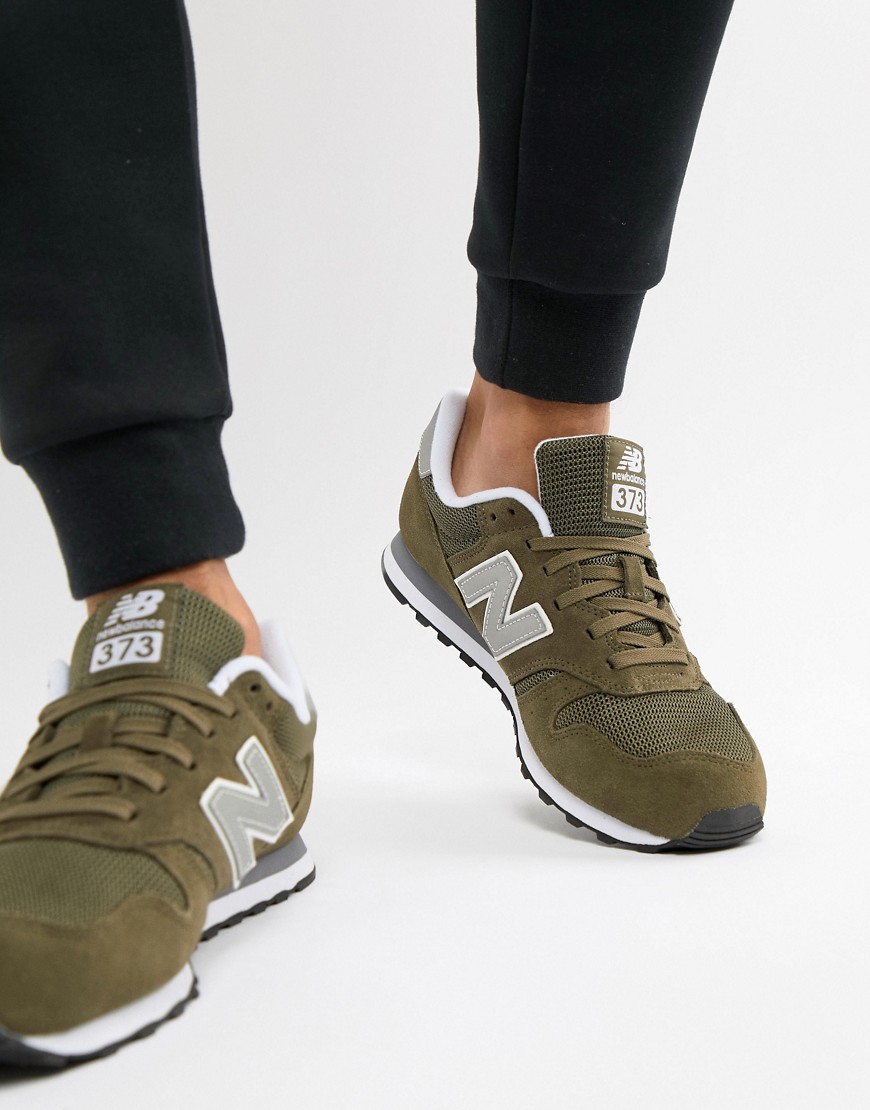 New Balance 373 Trainers In Green ML373OLV