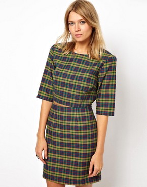 Image 1 of ASOS Reclaimed Vintage Check Top