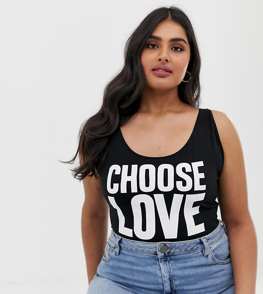 Help Refugees Choose Love Curve body in organic cotton