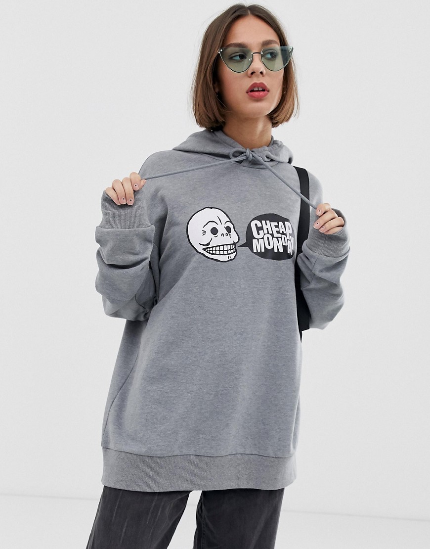 Cheap Monday logo hoodie with organic cotton