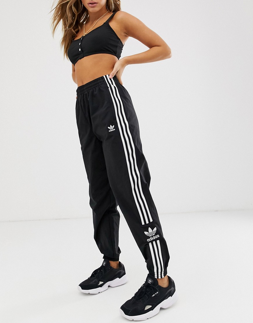 Adidas Originals Adicolor Locked Up Logo Track Pants In Black | ModeSens