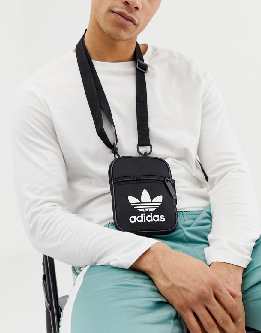 Adidas Originals Flight Bag In Black - Black | ModeSens