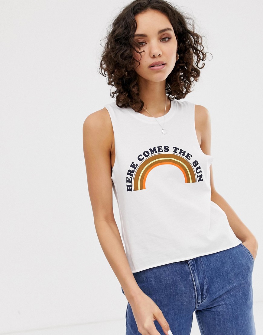 Only 70s slogan tank top
