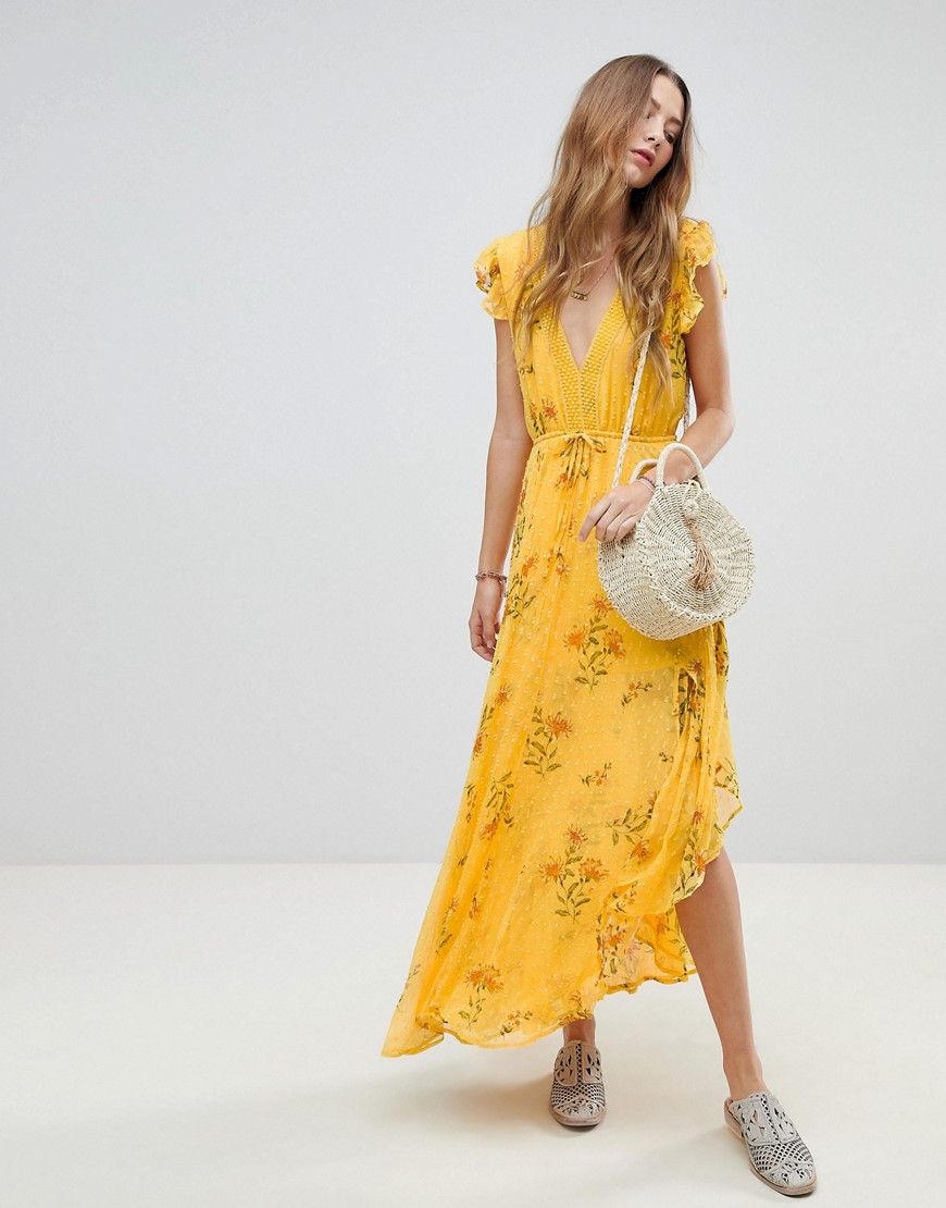 Rahi Cali Sunkissed Floral Maxi Dress - Sunkissed print