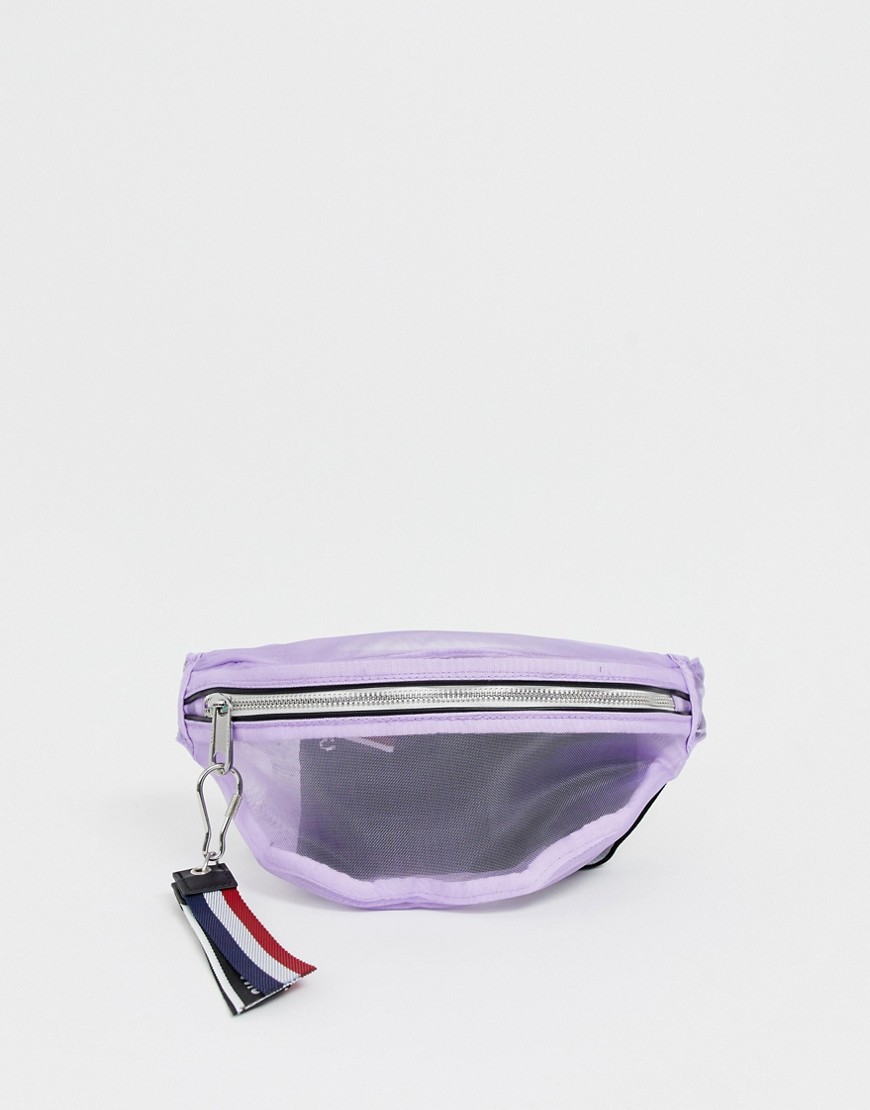 Tommy Jeans mesh bumbag with logo tape