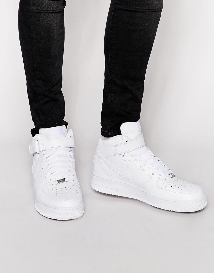 Nike Air Force 1 Mid '07 Trainers in white