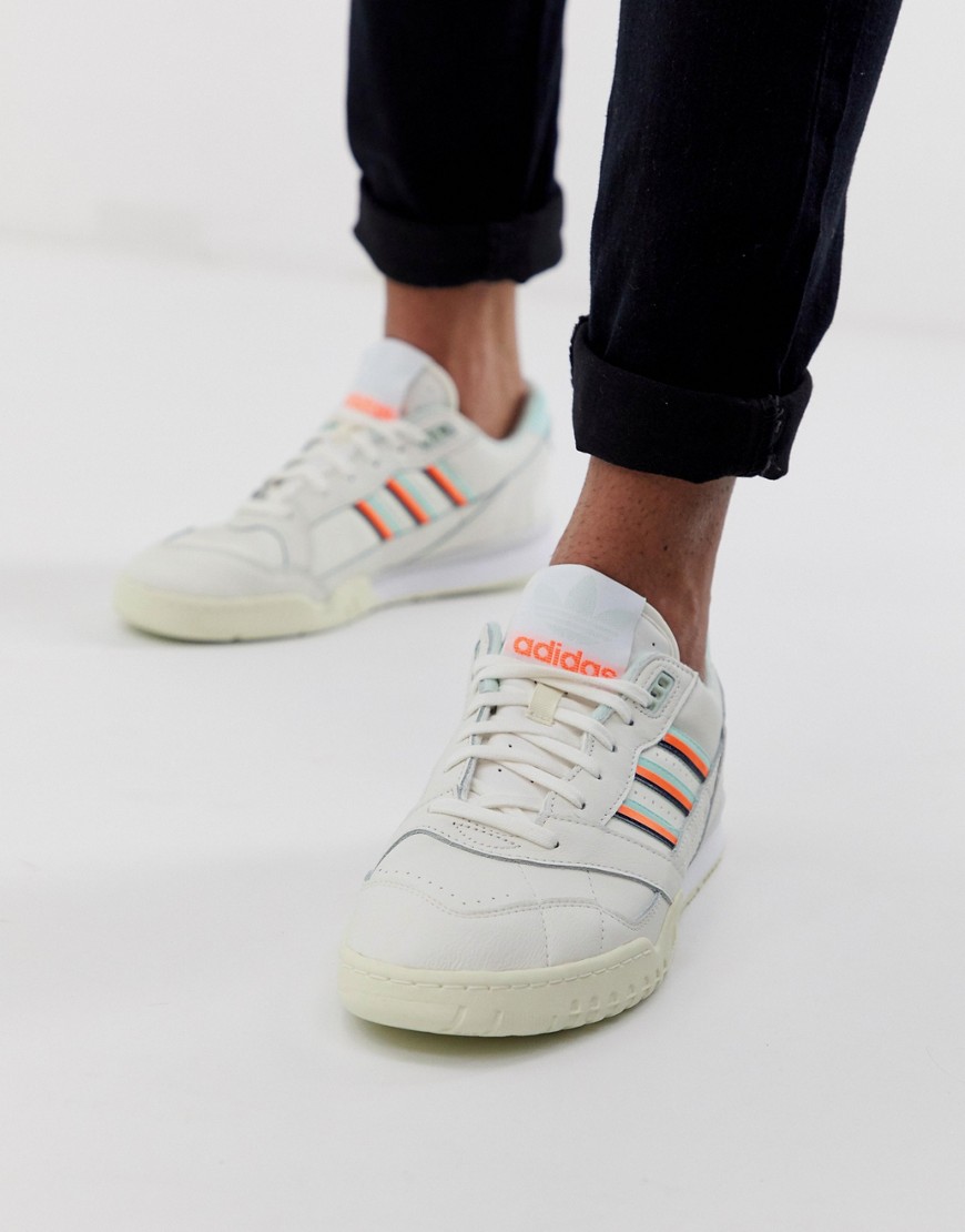 adidas Originals A.R trainers in off white