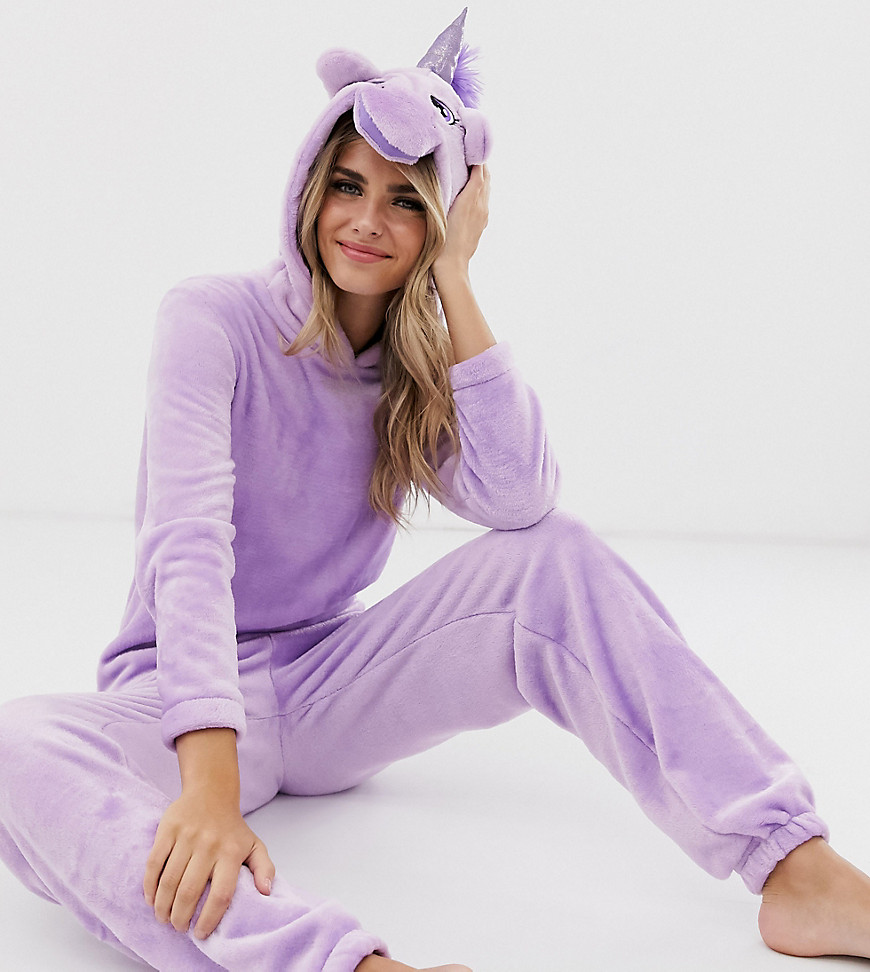 Loungeable lilac unicorn twosie